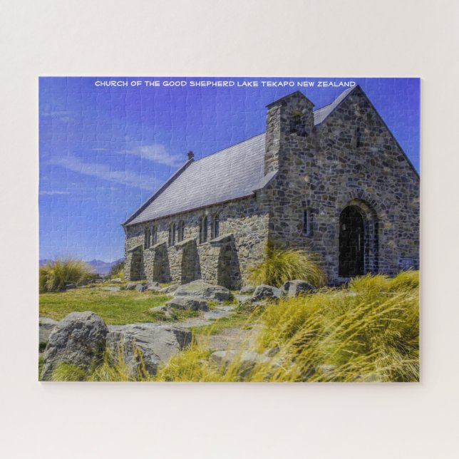 Puzzle Iglesia del Buen Pastor Lago Tekapo. (Horizontal)