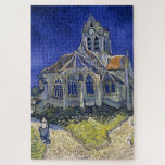 Puzzle Iglesia en Auvers por Van Gogh Painting Art<br><div class="desc">La iglesia de Auvers-sur-Oise,  vista desde el Chevet por Vincent van Gogh</div>