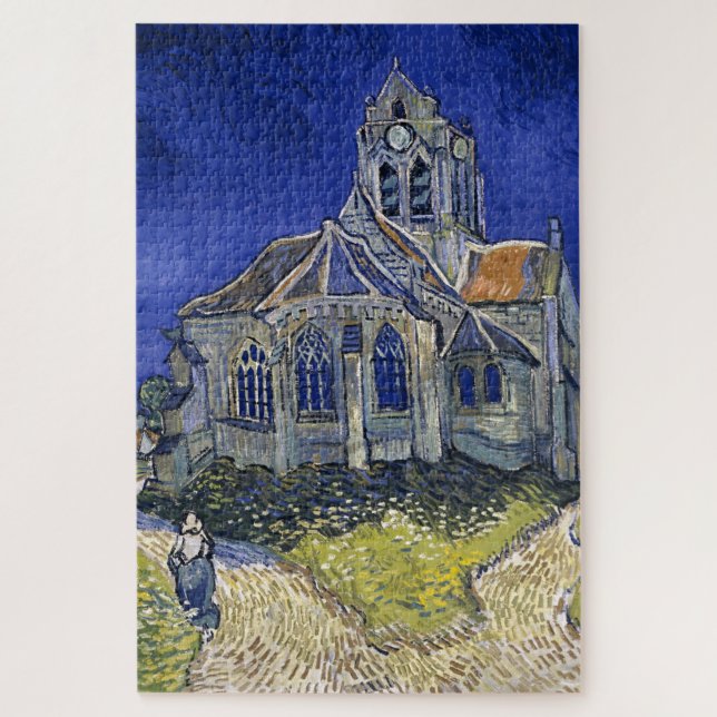 Puzzle Iglesia en Auvers por Van Gogh Painting Art (Vertical)