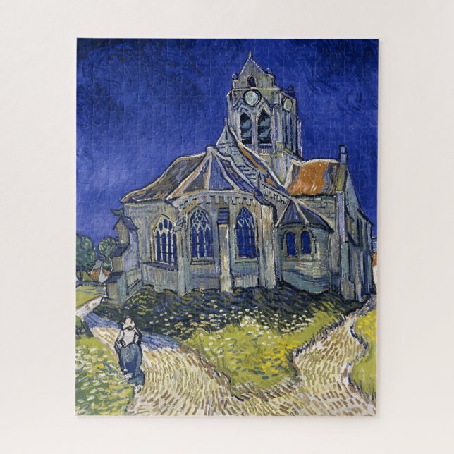 Puzzle Iglesia en Auvers por Van Gogh Painting Art (Vertical)