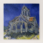Puzzle Iglesia en Auvers por Van Gogh Painting Art<br><div class="desc">La iglesia de Auvers-sur-Oise,  vista desde el Chevet por Vincent van Gogh</div>