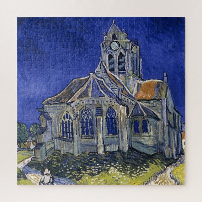 Puzzle Iglesia en Auvers por Van Gogh Painting Art (Vertical)