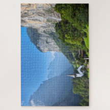 Iglesia en el valle de Lauterbrunnen, Suiza