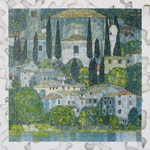 Puzzle Iglesia (Kirche) en Cassone, por Gustav Klimt