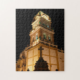 Puzzle iglesia nocturna