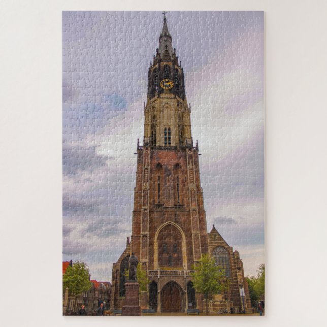 Puzzle Iglesia Nueva Delft, Países Bajos (Vertical)