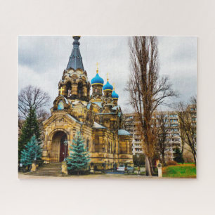 Puzzle Iglesia ortodoxa rusa Dresde Alemania.