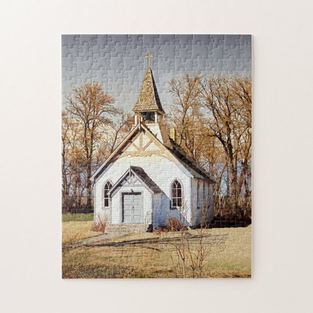 Puzzle Iglesia rural (Vertical)