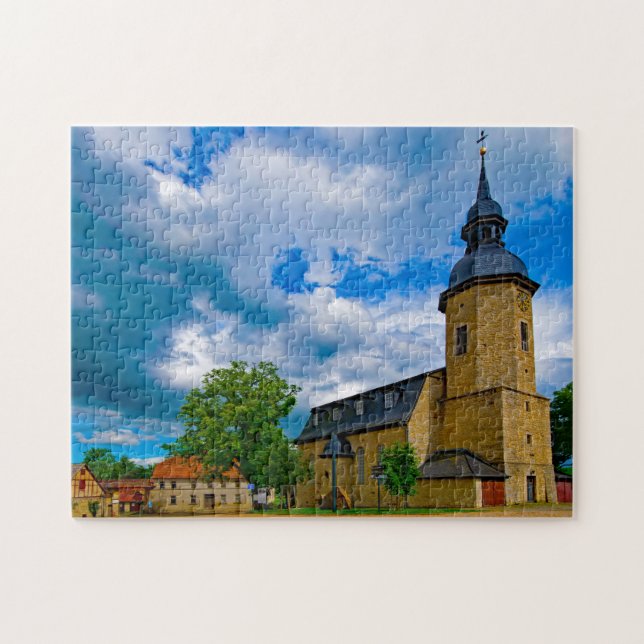 Puzzle Iglesia St Jacobi de Dornburg. (Horizontal)