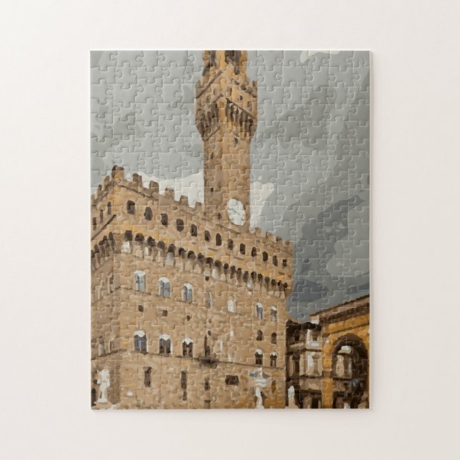 Puzzle Iglesias y edificios italianos antiguos (Vertical)