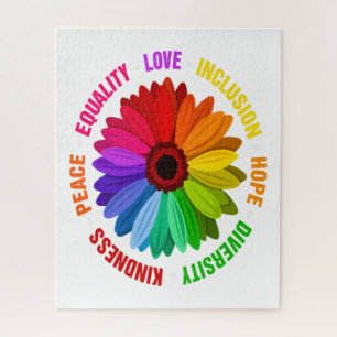 Puzzle Igualdad Amor Inclusión Esperanza Diversidad Amabi