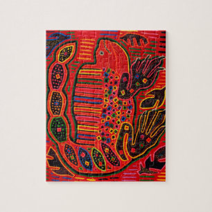 Puzzle Iguana Mola India Kuna