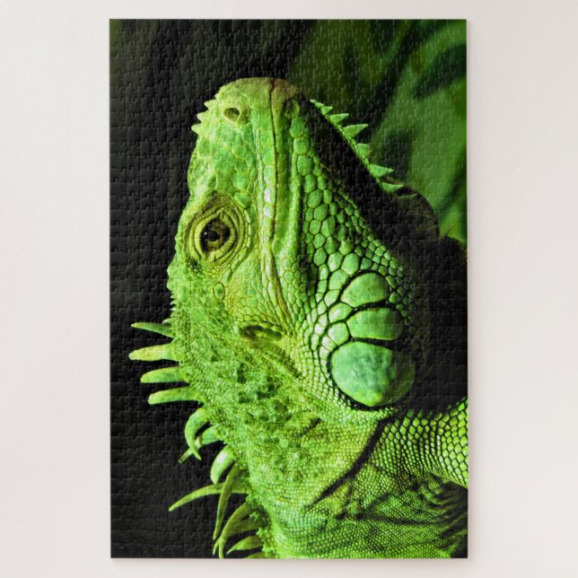 Puzzle Iguana verde (Vertical)