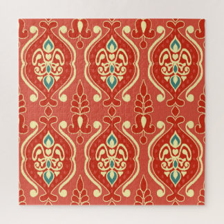 Puzzle Ikat casero: Tejido de Boho étnico