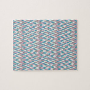 Puzzle iKat rosado y azul polvoriento