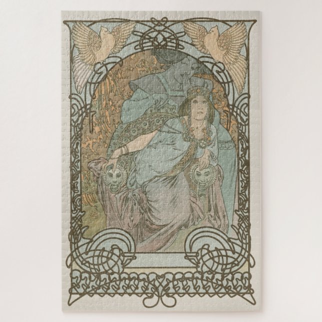 Puzzle Ilsee, Princesa de Trípoli – Alphonse Mucha (Vertical)