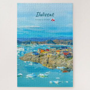 Puzzle Ilulissat, Groenlandia - Ciudad de los Icebergs
