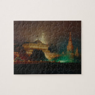Puzzle Iluminación del Kremlin, 1883 (aceite en lona)