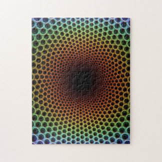 Puzzle Ilusión óptica colorida - muy desafiante