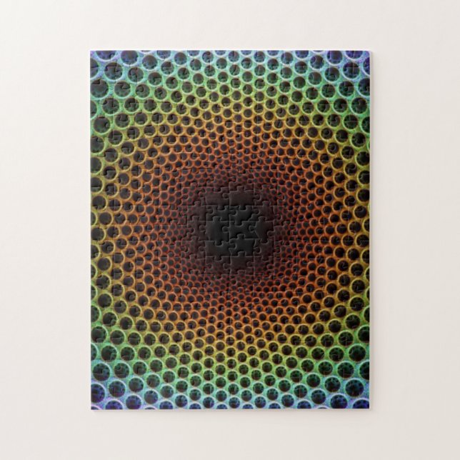 Puzzle Ilusión óptica colorida - muy desafiante (Vertical)