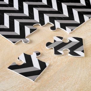 Puzzle Ilusión óptica geométrica de chevrones