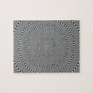 Puzzle Ilusión óptica - La hipnosis es fácil
