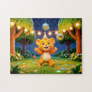 Puzzle Ilustración adorable del personaje de Leo en 3D