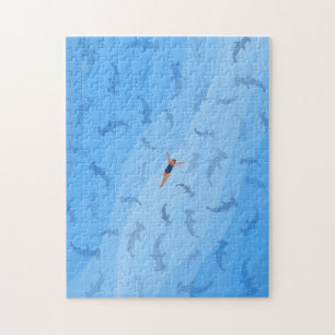 Puzzle Ilustracion aéreo de Shark Beach