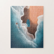 Ilustracion aéreo Mona Vale Rock Pool Sydney