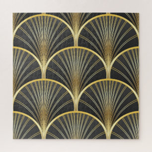 Puzzle Ilustracion Art Deco de textura geométrica