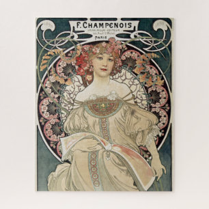 Puzzle Ilustracion Art Nouveau Alphonse Mucha