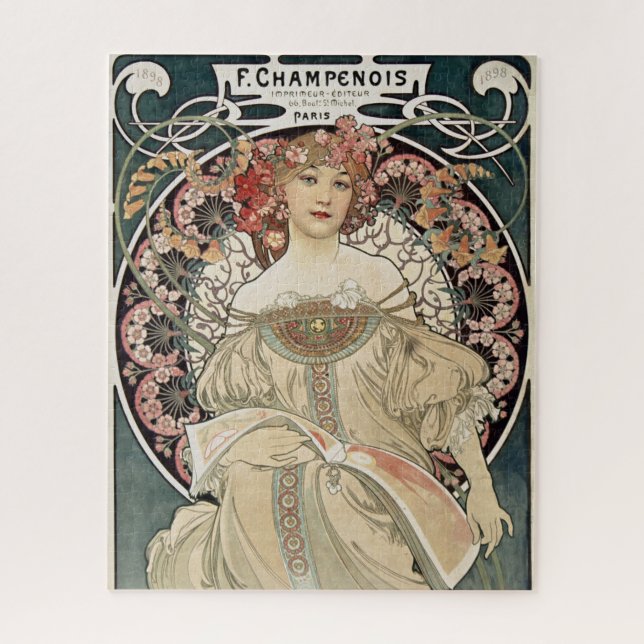Puzzle Ilustracion Art Nouveau Alphonse Mucha (Vertical)