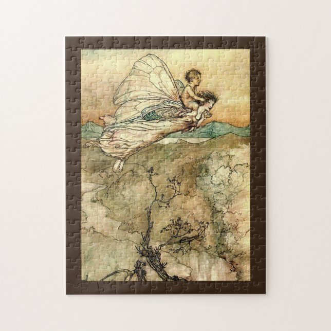 Puzzle Ilustracion Arthur Rackham sueño de mediana noche  (Vertical)