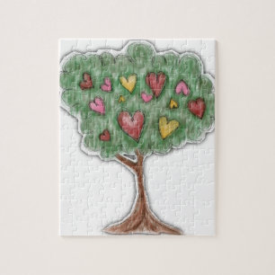 Puzzle Ilustracion Cute Girly Heart