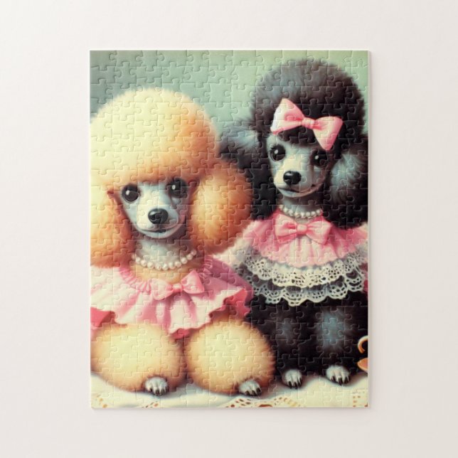 Puzzle Ilustracion Cute Poodle (Vertical)