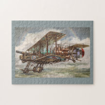 Ilustración de Aeronave de Fantasía Steampunk