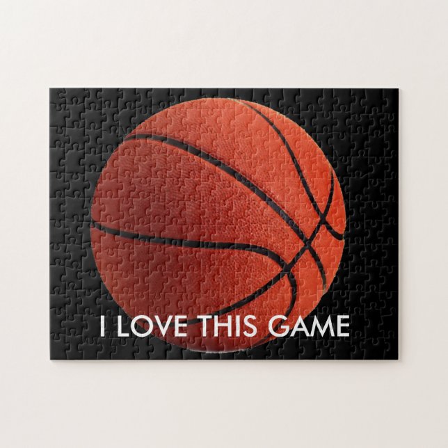 Puzzle Ilustracion de baloncesto pintura Deportes de arte (Horizontal)