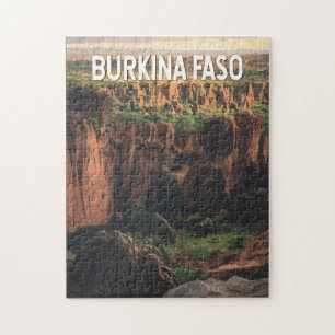 Puzzle Ilustracion de Burkina Faso Viaje al arte