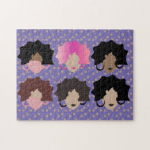 Ilustración de Chicas de Pelo Ondulado