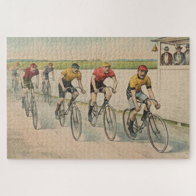 Puzzle Ilustracion de Ciclismo de Vintage (1894) (Horizontal)