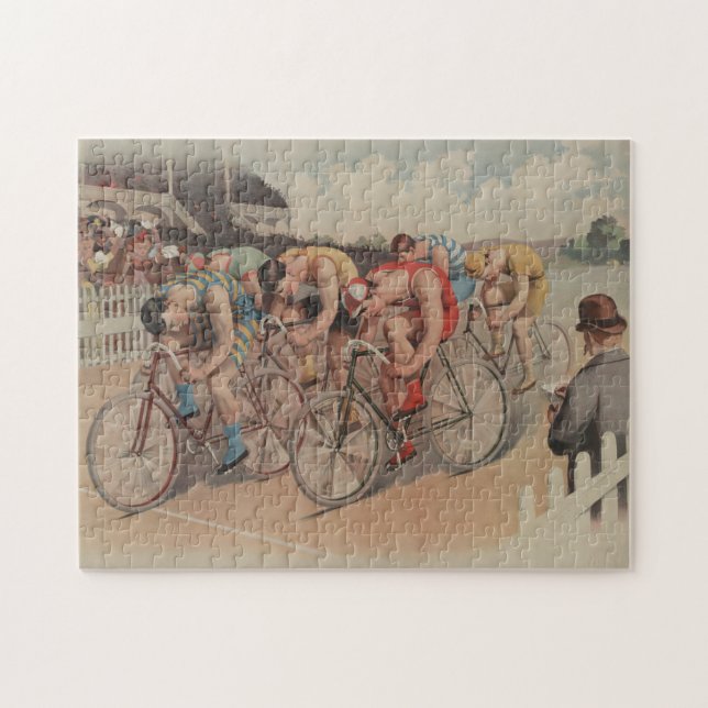 Puzzle Ilustracion de Ciclismo de Vintage (1895) (Horizontal)