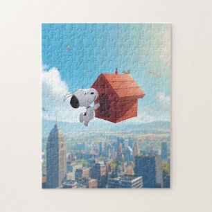 Puzzle Ilustración de cómic de la ciudad flotante del Bea