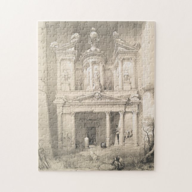 Puzzle Ilustracion de época de Petra (1849) (Vertical)