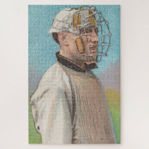 Puzzle Ilustracion de época de un cazador de béisbol (1