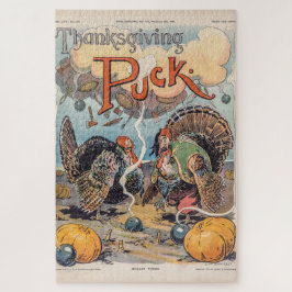 Puzzle Ilustracion de la época del Puck de Acción de Grac