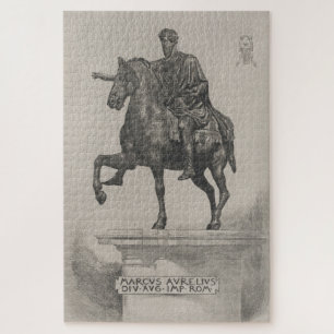 Puzzle Ilustracion de la estatua de Marcus Aurelius (1889