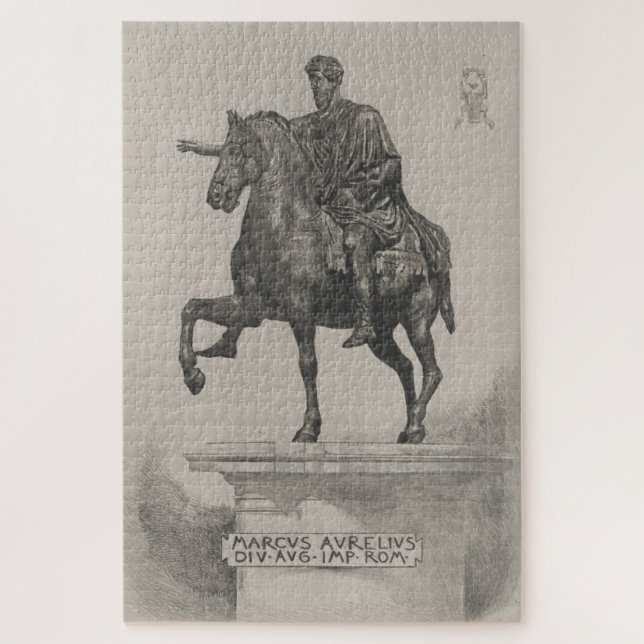 Puzzle Ilustracion de la estatua de Marcus Aurelius (1889 (Vertical)