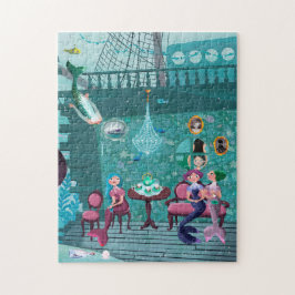 Puzzle Ilustracion de la fiesta del té de las sirenas