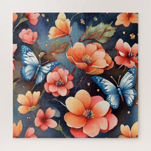 Puzzle Ilustración de Mariposa Caprichosa Única