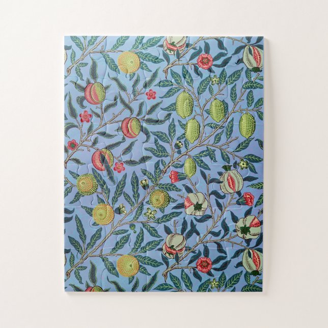 Puzzle Ilustracion de ornamento de pomegranato de frutas  (Vertical)